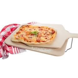 Pierre à pizza carrée