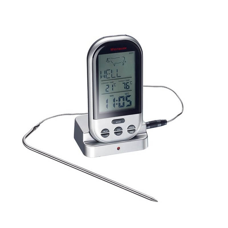 Thermomètre à rôti digital et sans fil