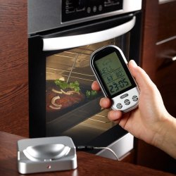 Thermomètre à rôti digital et sans fil