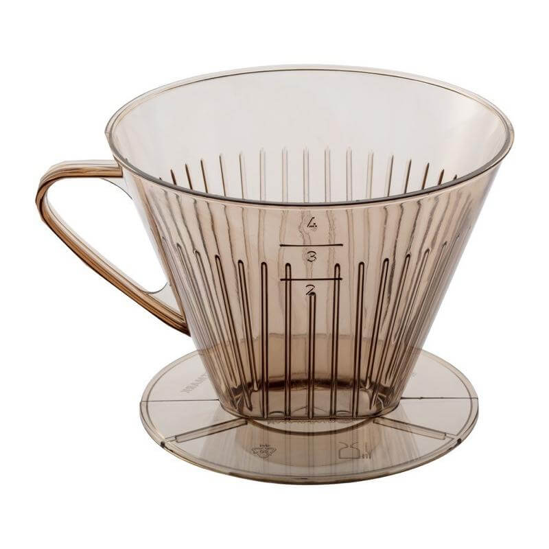 Porte-filte à café, transparent', 4 tasses