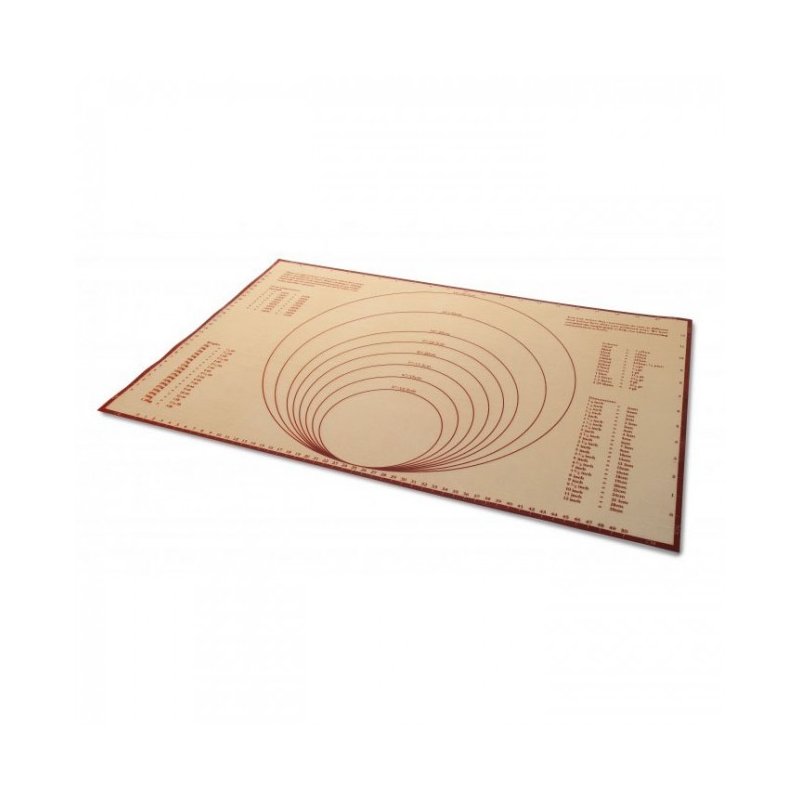 Tapis de cuisson avec marquages