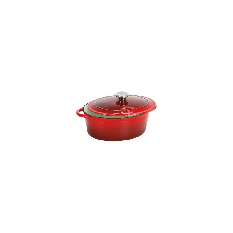 Cocotte ovale en fonte émaillée 2 Taille disponible. Pâques le spécialiste du matériel horeca, ustensiles de cuisine professionn