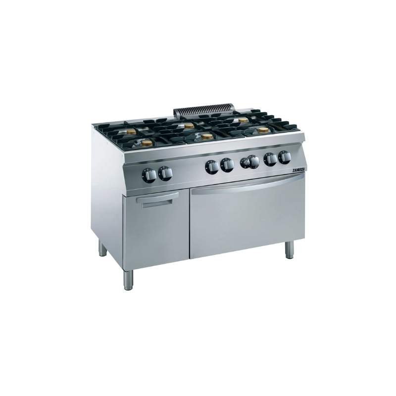 Fourneau Zanussi 6 feux sur four