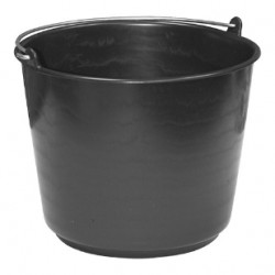 Seau en plastique noir gradué12 ET 20L. Achetez chez Paques sa, magasin HORECA.