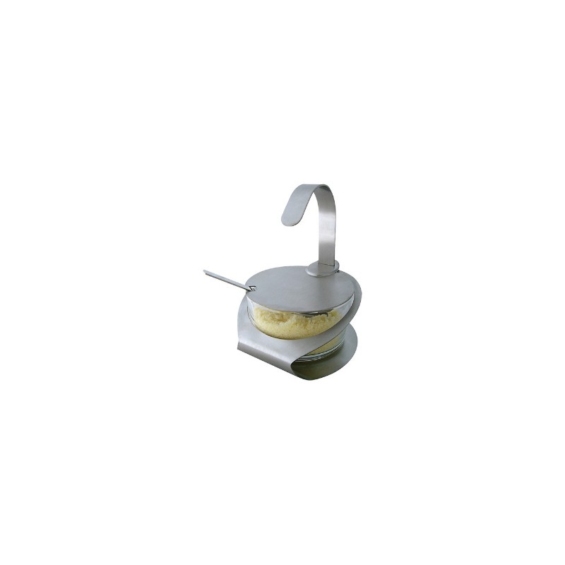 Fromagère verre/inox Ø12cm | Materiel-horeca | Achat en ligne
