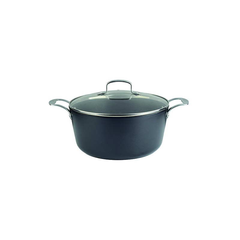 Casserole Ø 28 cm / 6.5L avec Couvercle Saccani. Pâques le spécialiste du matériel horeca, ustensiles de cuisine professionnels 