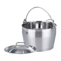 Bassine à confiture Inox Ø 30 cm avec couvercle