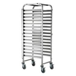 Chariot GN 1/1 ou 60/40 sur roulette | Acheter en ligne au meilleur prix | materiel horeca & ustensile de cuisine