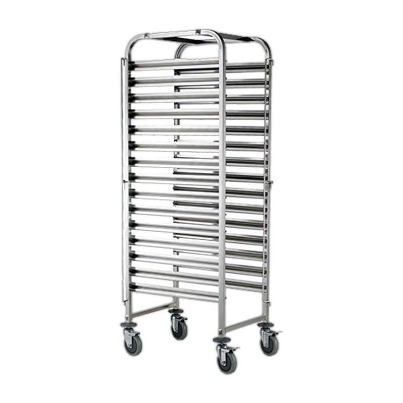 Chariot GN 1/1 ou 60/40 sur roulette | Acheter en ligne au meilleur prix | materiel horeca & ustensile de cuisine