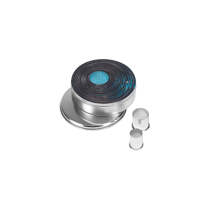 Boite d'emporte pièce rond en inox | Materiel-horeca | Achat en ligne