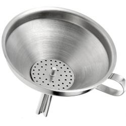 Entonnoir à bouteille avec tamis acier inoxydable. Paques SA votre spécialiste de la vente de matériel horeca & cuisine sur Lièg