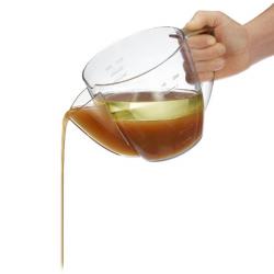 Séparateur de graisse avec passoire 1L.  Paques SA votre spécialiste de la vente de matériel horeca & cuisine sur Liège et toute