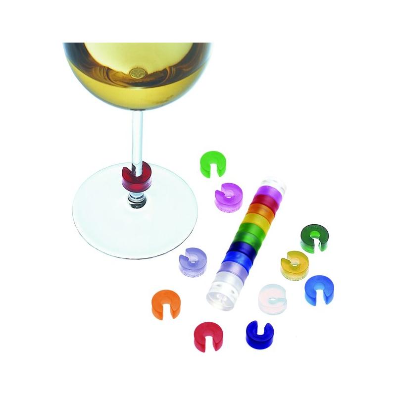 Marque verre en gomme flexible