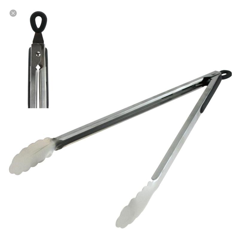 Pince à service barbecue Inox 40 cm/ Le spécialiste du matériel horeca, ustensiles de cuisine professionnels et meilleur rapport