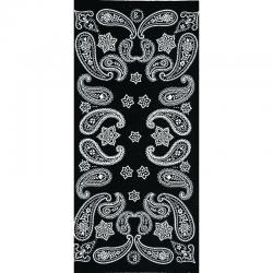 Bandana Buff motif cachemire noir
