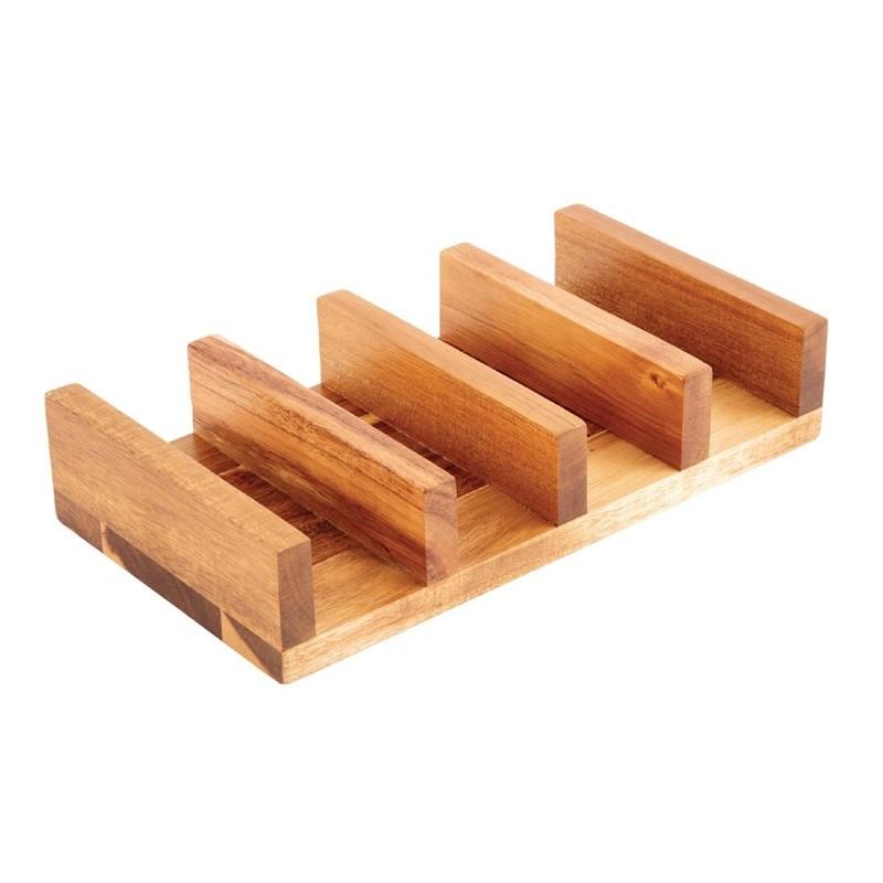 Présentoir à sandwichs en acacia | Materiel-horeca | Achat en ligne