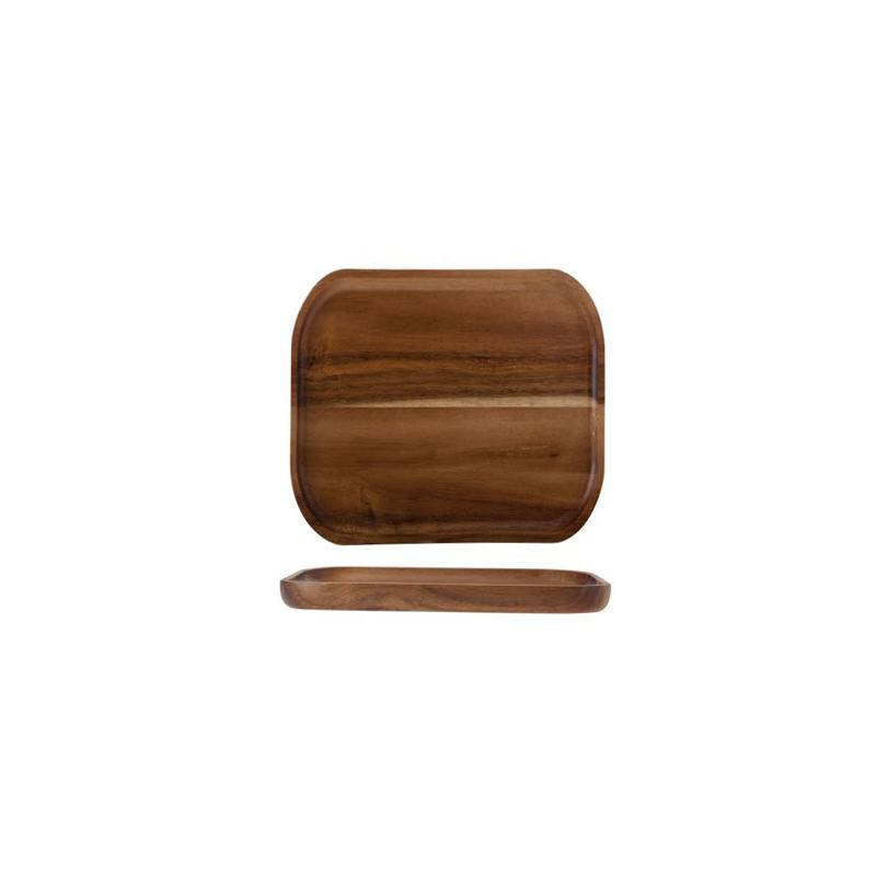 Plateau- assiette de présentation en Acacia