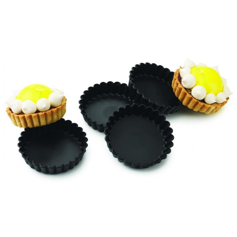 Set de 12 moules canelés Ø10cm