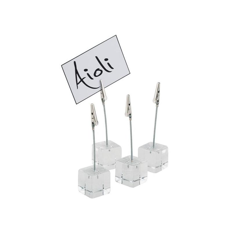Set de 4 pince "cubes"