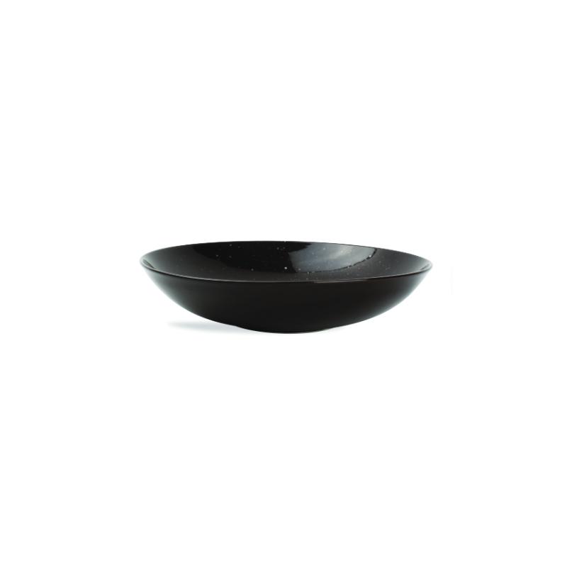 Assiette à pâtes noire Ø25cm Chic Mix