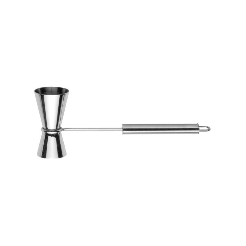 Double doseur avec manche tout inox