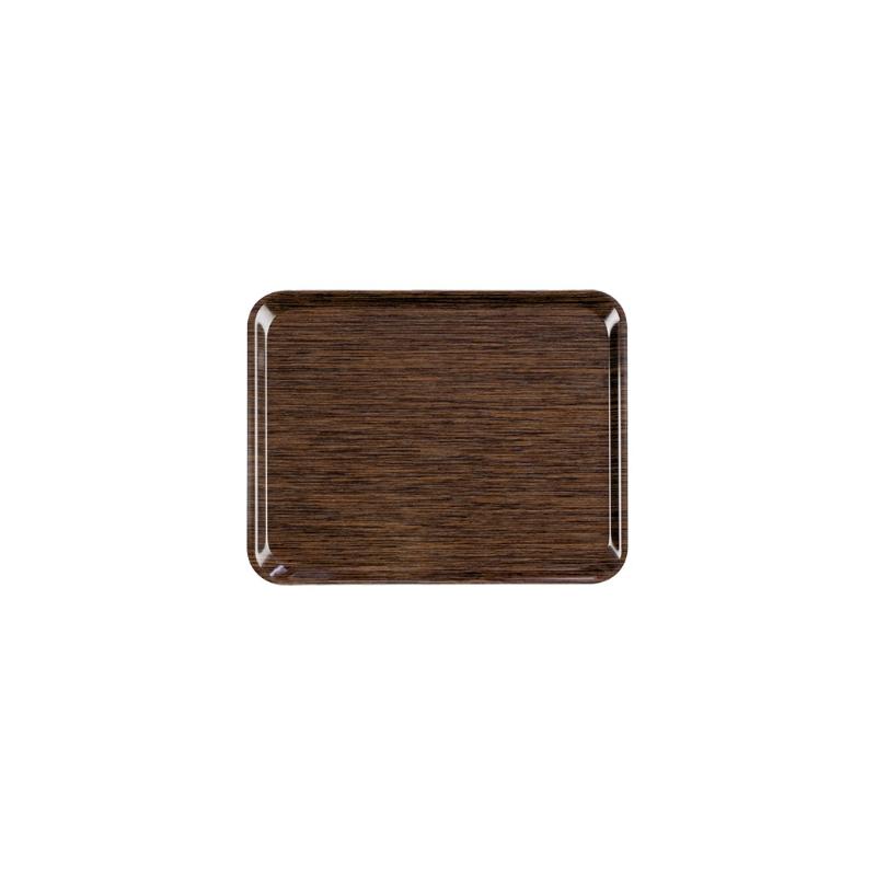 Plateau rectangulaire wenge 27x18cm
