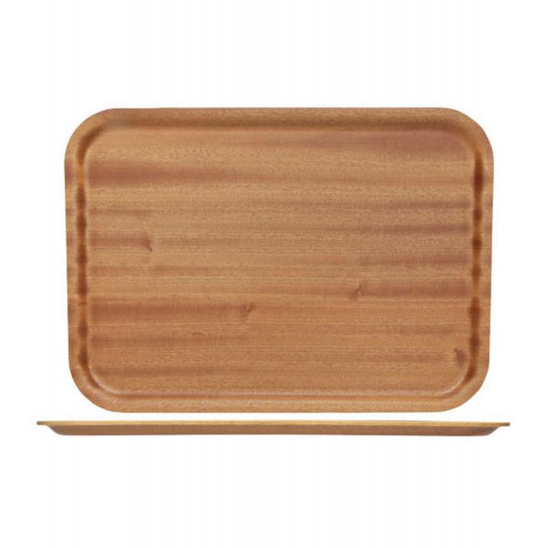 Plateau en bois rectangle 50x36cm