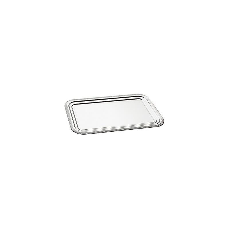 Plateau inox chromé rectangulaire GN1/1