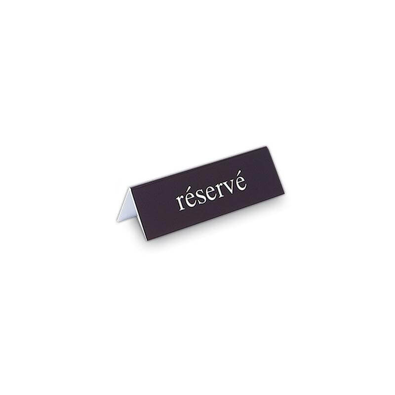 Écriteau Réservé pour restaurant | Acheter en ligne au meilleur prix | matériel horeca & ustensile de cuisine