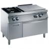 Fourneau 2 feux et taque sur armoire + four Zanussi by Electrolux