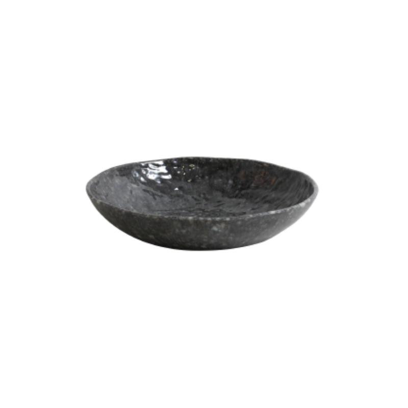 Plat en mélamine marbré Ø31x7.5cm