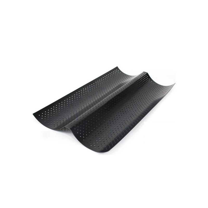Moule 2 baguette perforé 37.8x16.5x2cm