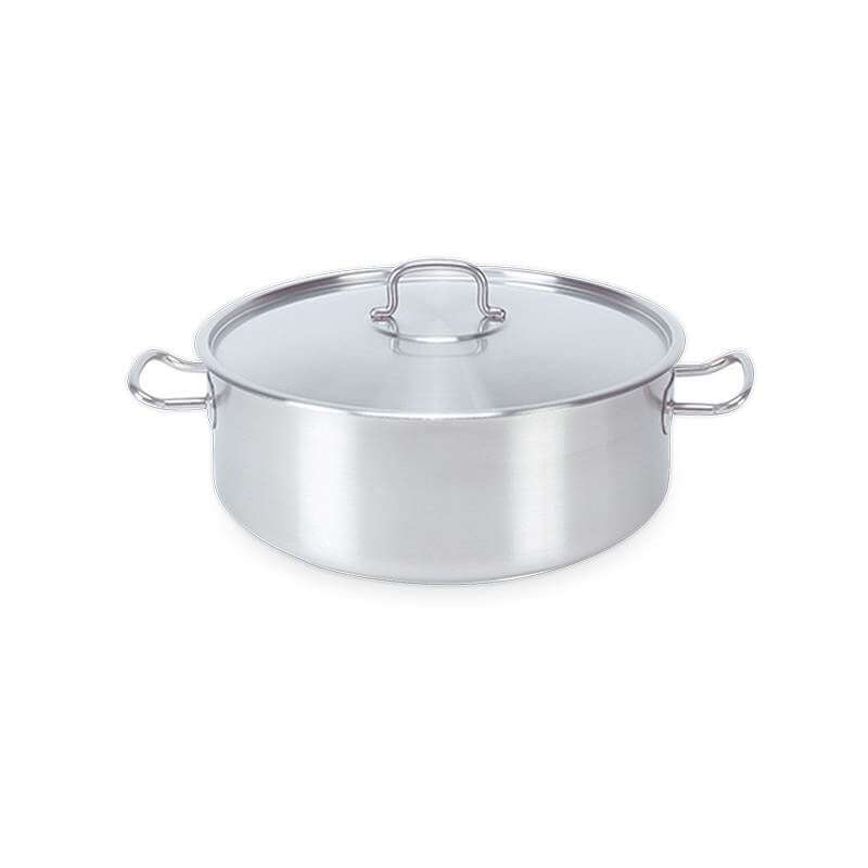 Sauteuse Ø 24 cm avec couvercle pyrex / bouchon fonte