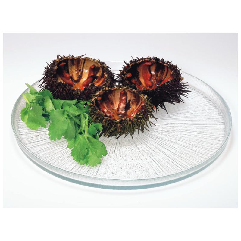 Assiette en verre Ø28cm Mediterranéa