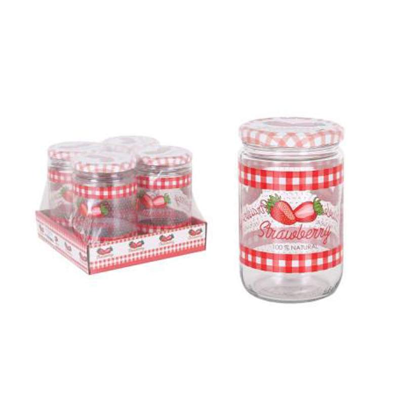Pots à confiture en verre 660ml. Achetez en ligne Chez Paques.