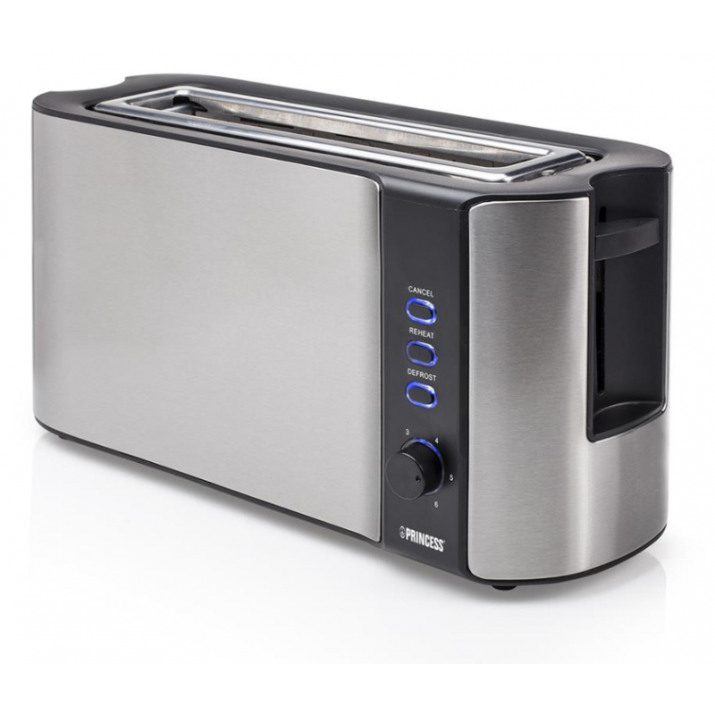 Grille pain Inox large spéciale baguette