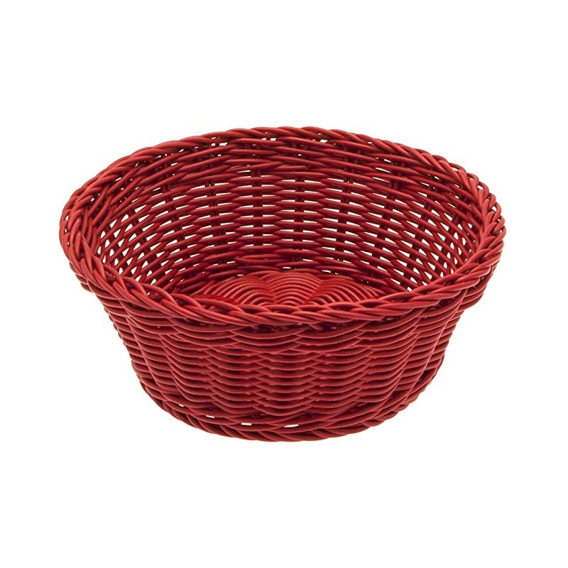 Panier à pain rouge Ø18cm