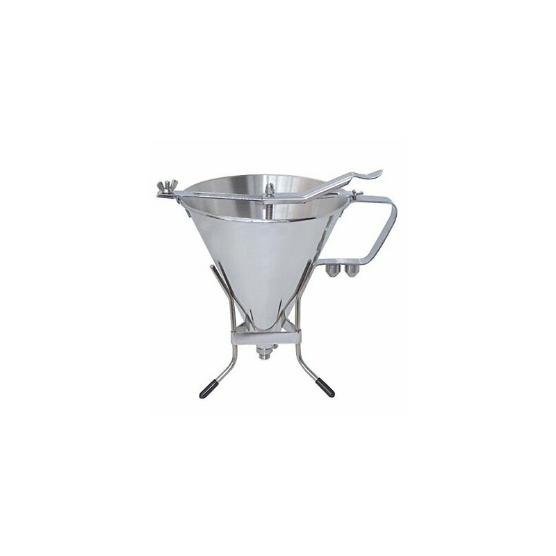 Entonnoir à piston 1.9L inox + pied
