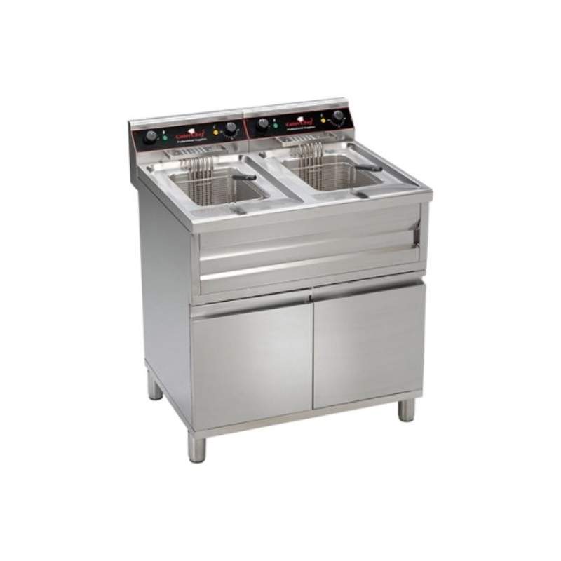 Friteuse sur armoire 12L 1 ou 2 Cuves 9kW