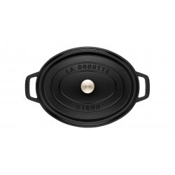 Cocotte staub ovale en fonte | Acheter en ligne au meilleur prix | matériel horeca & ustensile de cuisine