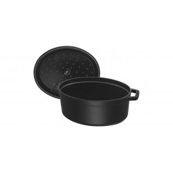 Cocotte staub ovale en fonte | Acheter en ligne au meilleur prix | matériel horeca & ustensile de cuisine