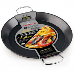 Poêle à Paëlla à induction – Ø32, Ø36 et Ø40 cm – Quittin. Le spécialiste du matériel horeca, ustensiles de cuisine professionne