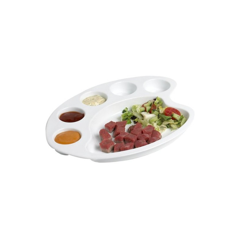 Assiette à fondue 24x30cm. Le spécialiste du matériel horeca, ustensiles de cuisine professionnels et meilleur rapport qualité/p