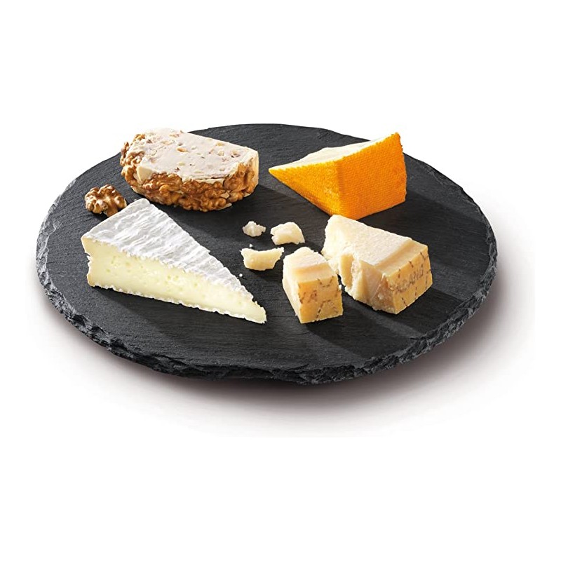 Plateau à fromage en ardoise Ø30cm
