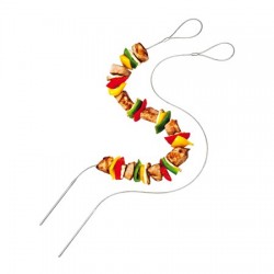 Brochette flexible pour BBQ 74 x 0,4 x 0,4 cm/ Le spécialiste du matériel horeca, ustensiles de cuisine professionnels et meille