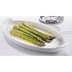 Plat à asperge 40x20x4cm