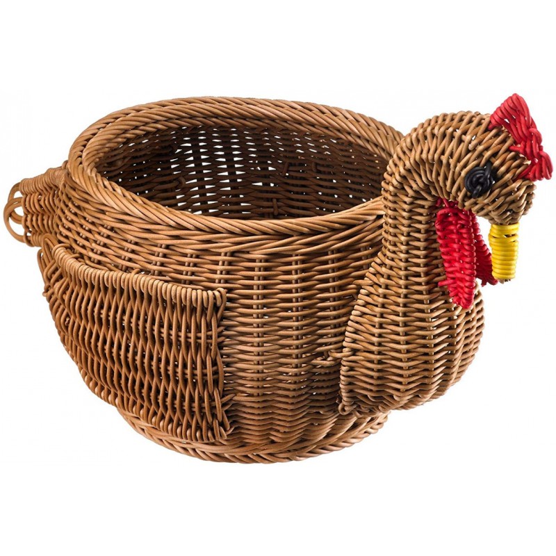 Panier en forme de poule