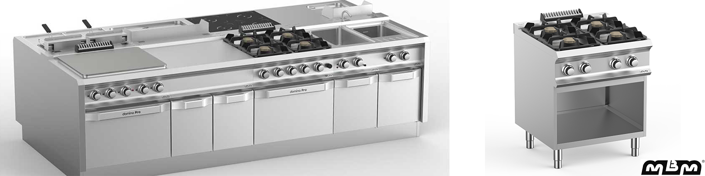 Feux vifs sur baie libre Domina 700 MBM au meilleur prix | Materiel-horeca | Achat en ligne