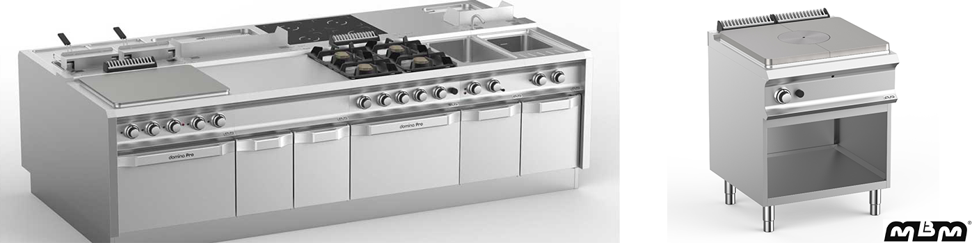 Taque ardente sur baie libre Domina 700 MBM au meilleur prix | Materiel-horeca | Achat en ligne