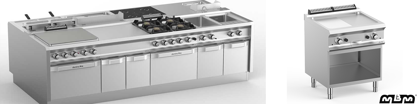 Frytop / Plancha sur baie libre Domina 700 MBM au meilleur prix | Materiel-horeca | Achat en ligne